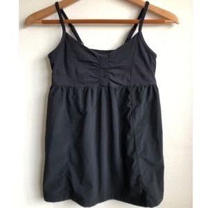 Athleta Size XS Black Tank Top Built-In Bra